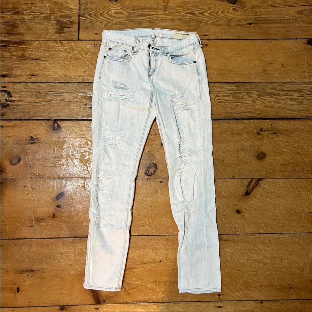 Distressed Rag & Bone Jeans - Picture 1 of 3